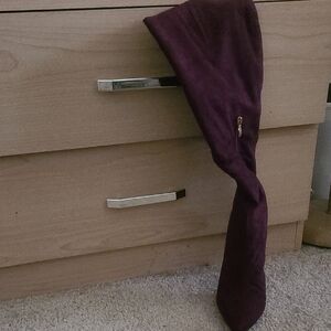 Fashion Nova Purple Heeled Boots